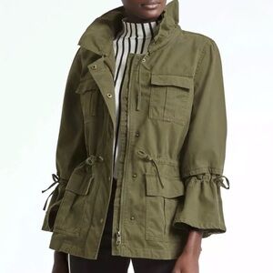 Banana Republic by Olivia Palermo Olive / Army Green Utility Jacket Size S
